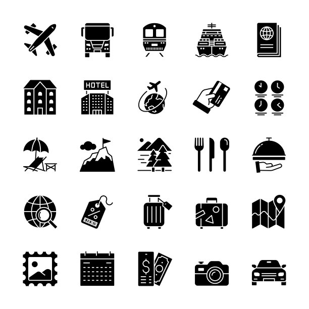 旅游及旅游标志图片下载