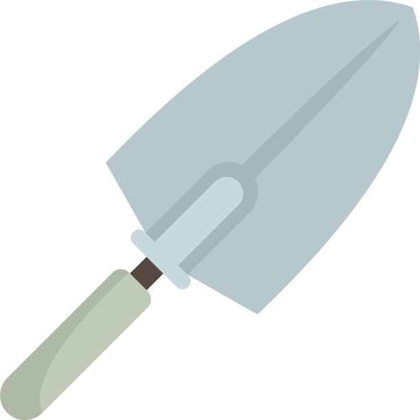 烙铁镘刀图标平隔离图片下载