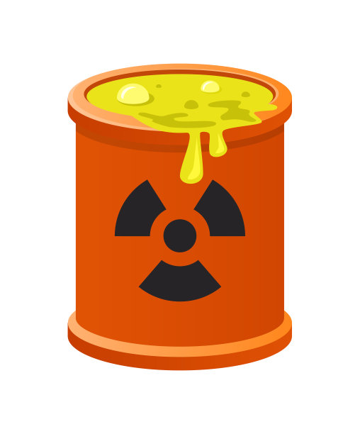 核废料-创意，现代卡通风格的对象图片下载