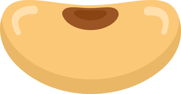 种子芸豆图标平孤立图片下载