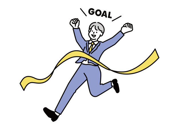 商业插图(激励、目标、努力、成就、配额、成功、台阶、家、成长、勇气、斗志)扁平微商方向人的概念。动机,考验图片下载