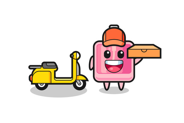 披萨送餐员的个性香水图片下载