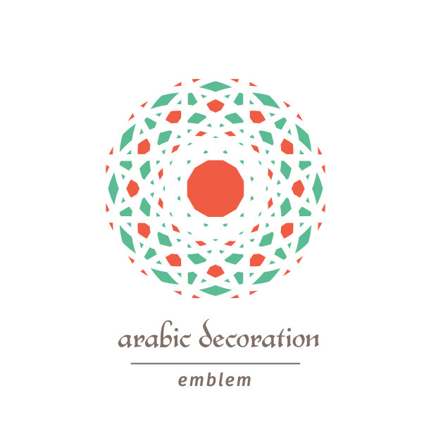 矢量几何马赛克装饰图片下载