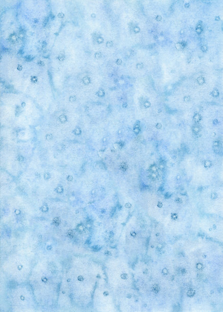 水彩背景抽象纸蓝色云天空飞空中雪冰冬季雪花图片下载