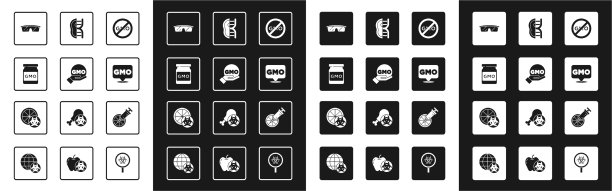 从基因上不设置转基因实验室眼镜图片下载