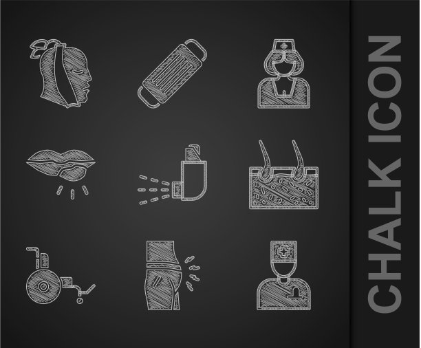 套吸入器腹部胀气男医生发图片下载