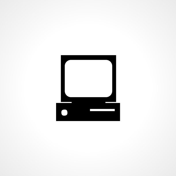 简单的旧电脑Web图标图片下载