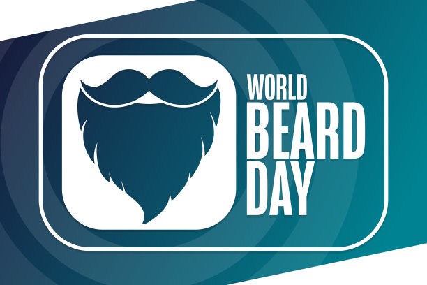 世界胡须节假期概念模板图片下载
