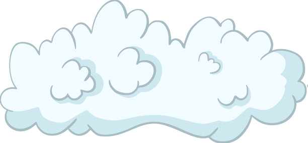 卡通云元素漫画图形图片下载