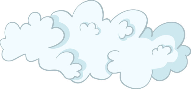 卡通云元素漫画图形图片下载