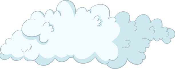 卡通云元素漫画图形图片下载