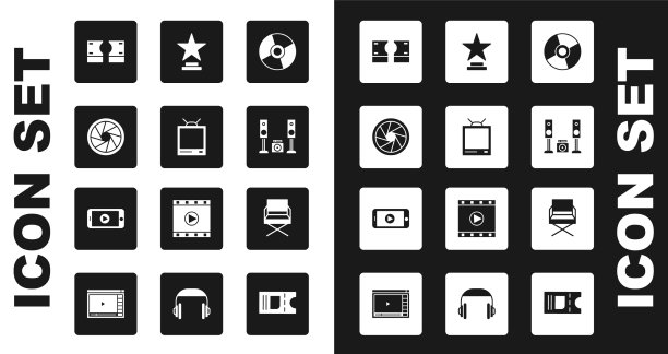 设置CD或DVD光盘复古电视相机快门图片下载