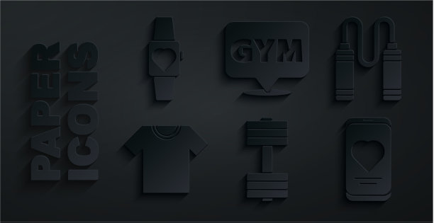 设置哑铃跳绳t恤移动用图片下载