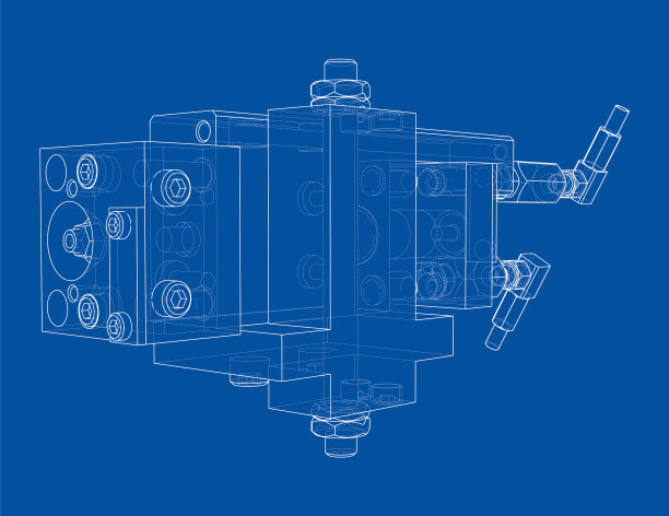 抽象工业对象概念图片下载