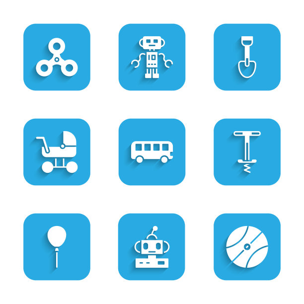 集合巴士玩具机器人篮球弹簧单高跷图片下载