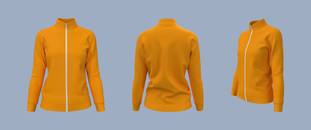 女式运动夹克模型图片下载