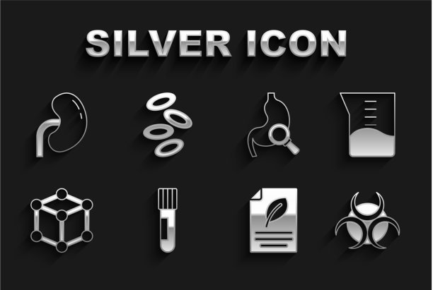 设置试管和烧瓶实验室玻璃器皿或图片下载