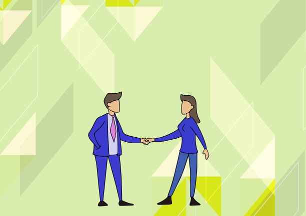 一男一女，面对面站着图片下载