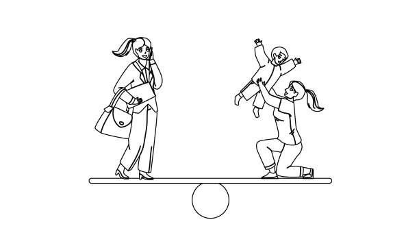 女性事业与家庭生活时间的平衡图片下载