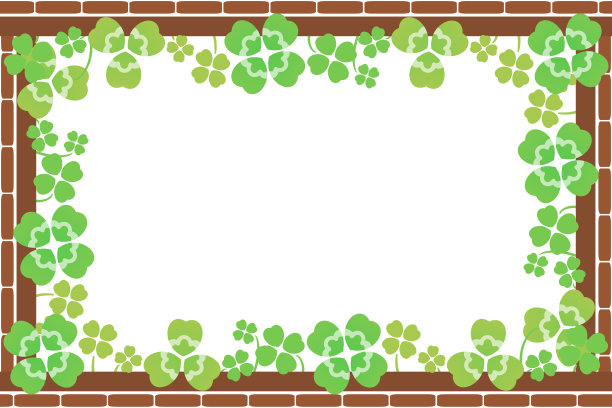 花圃和三叶草图片下载