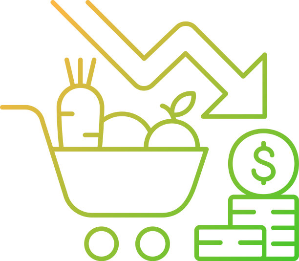 营销风险梯度线性图标图片下载