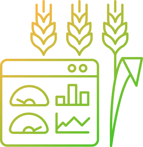 作物和土壤监测和管理梯度图片下载