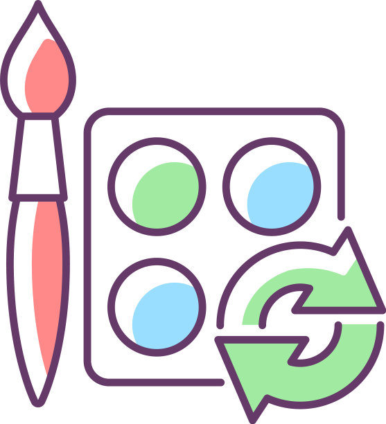 油漆重新填充RGB颜色图标图片下载