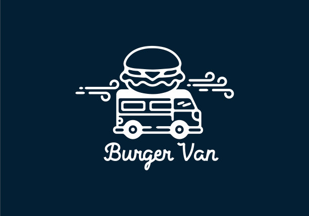 Burger van line艺术图片下载