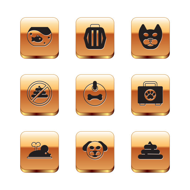 集鱼缸与鱼发条老鼠狗图片下载