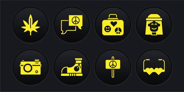 Set photo相机嬉皮士女孩运动鞋和平图片下载