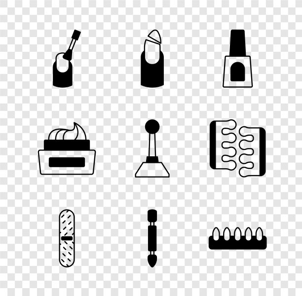 集甲、修甲、破甲、瓶指甲油图片下载