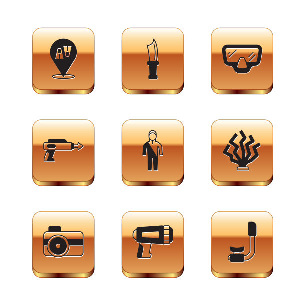 为游泳拍照潜水员设置鳍图片下载