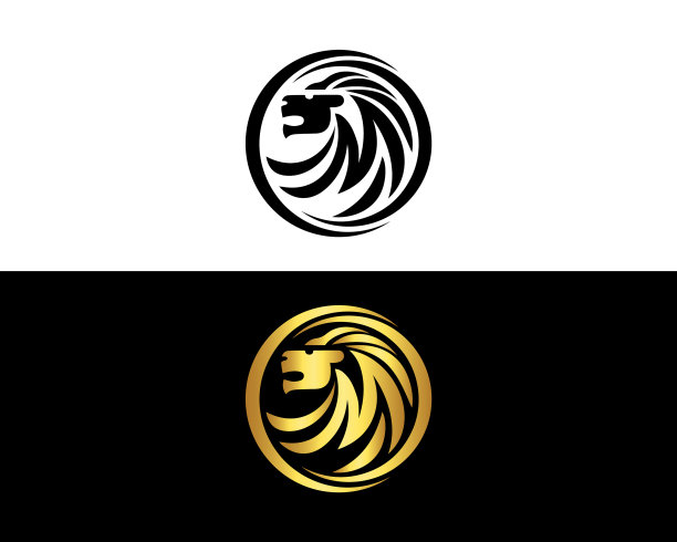 创造性的狮子标志图片下载