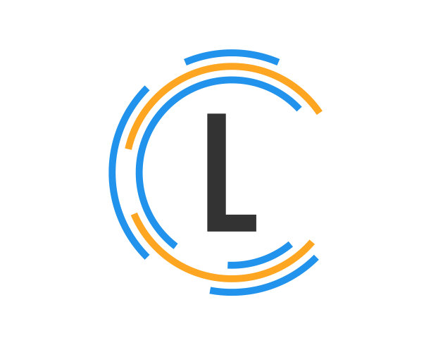 技术标志设计采用l字母概念图片下载