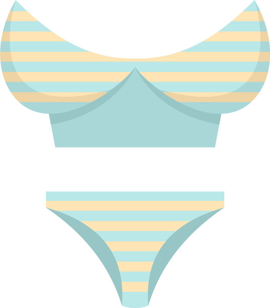 弹性泳装图标平隔离图片下载