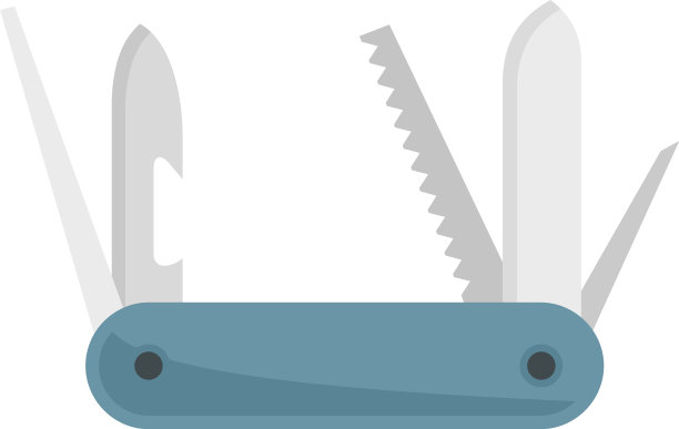 生存刀图标平孤立图片下载