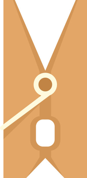 绳衣别针图标平孤立图片下载