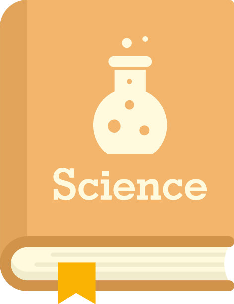 科学书图标平孤立图片下载