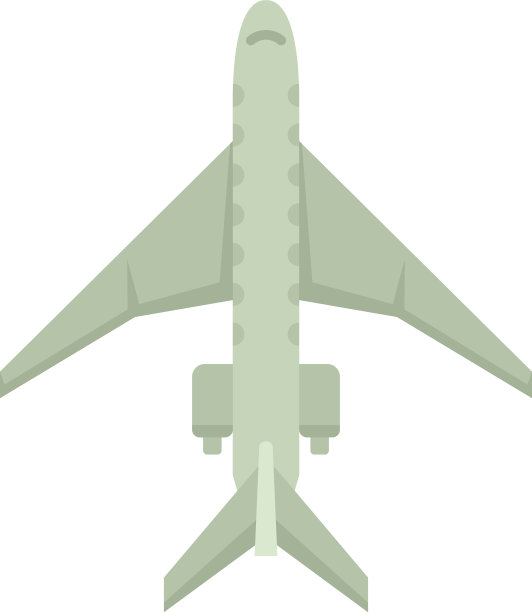 飞机维修身体图标平孤立图片下载