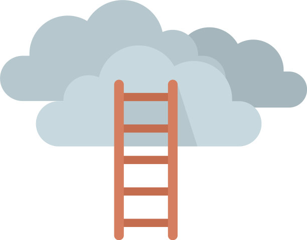 任务云梯图标平孤立图片下载