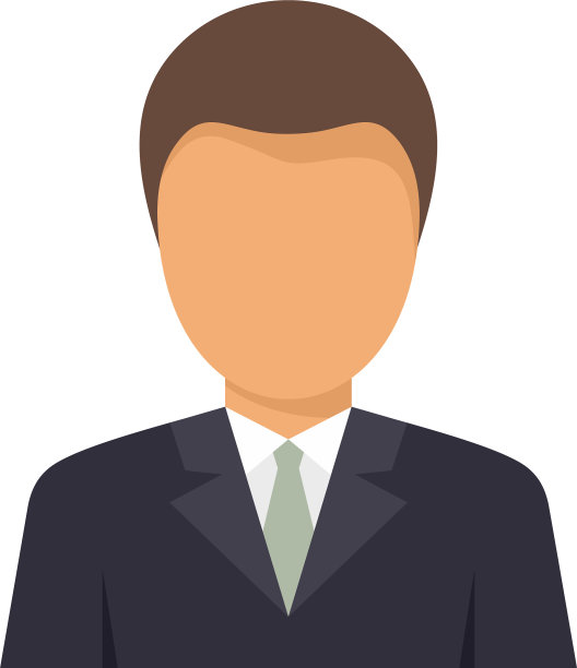 商人使命图标平孤立图片下载