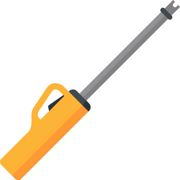 汽油厨房工具图标平孤立图片下载