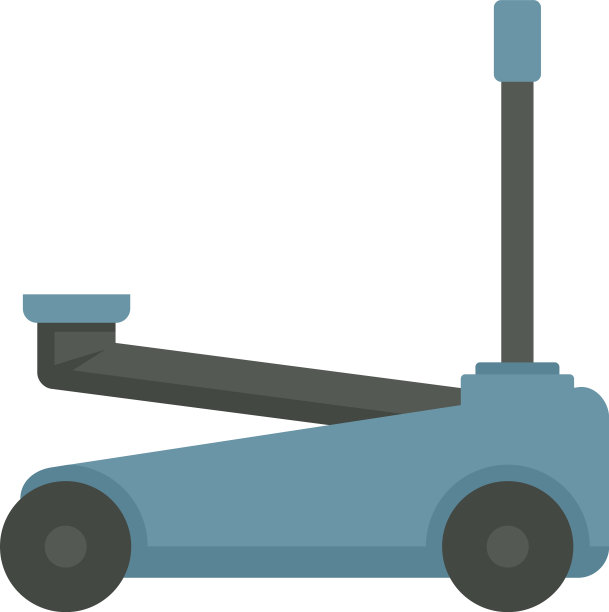 自动千斤顶图标平隔离图片下载