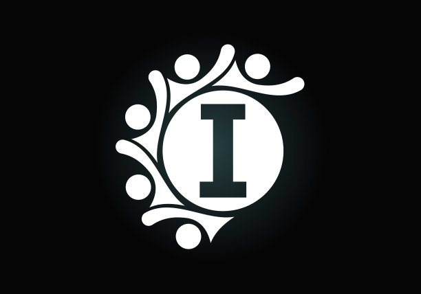 首字母I与字母相连图片下载