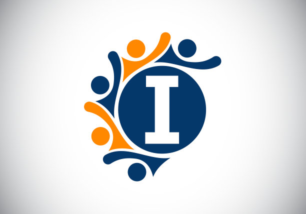 首字母I与字母相连图片下载