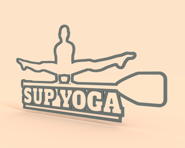 桨板瑜伽冥想。健康的生活方式的概念图片下载