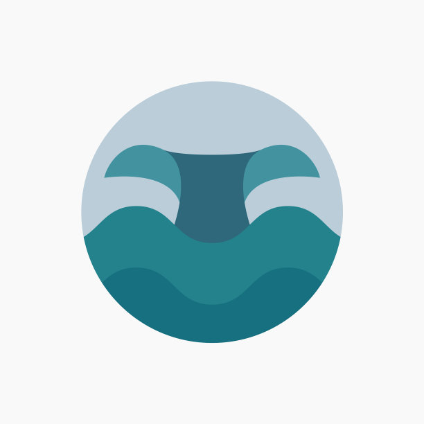 鲸鱼大鱼的标志图标图片下载