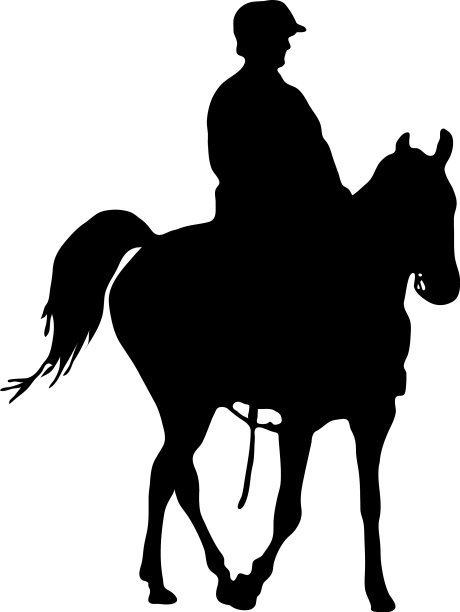 设置跑马剪影设计图片下载