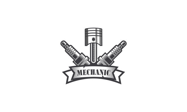 机械服务工程维修标志设计图片下载