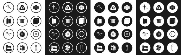 集纺织面料卷针织针为一体图片下载